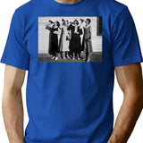 Beer Drinkers T-Shirt for Men & Women, T-Shirts Graphic Tee - Blue