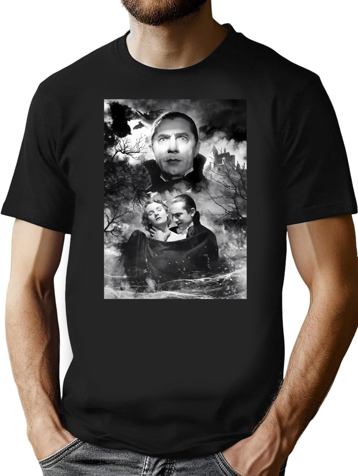 Bela Lugosi Dracula T-Shirt for Men & Women, T-Shirts Graphic Tee - Black