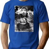 Bela Lugosi Dracula T-Shirt for Men & Women, T-Shirts Graphic Tee - Blue
