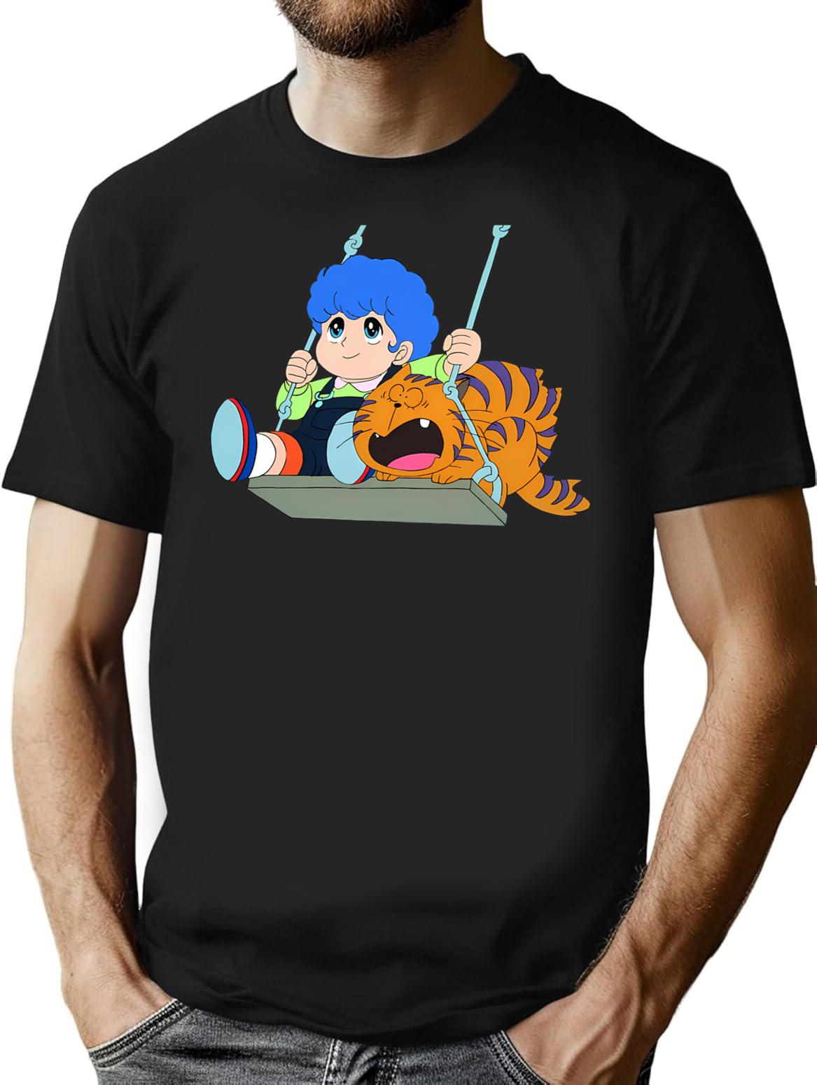 Benjamin Et Romeo Giuliano T-Shirt - Retro Graphic Tee for Men & Women - Black