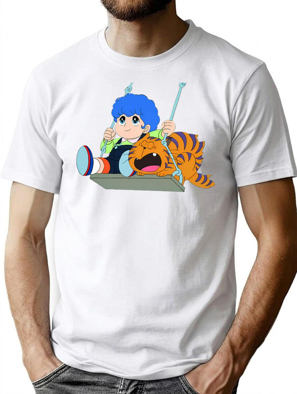 Benjamin Et Romeo Giuliano T-Shirt - Retro Graphic Tee for Men & Women - White