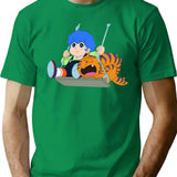 Benjamin Et Romeo Giuliano T-Shirt - Retro Graphic Tee for Men & Women - Green