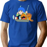 Benjamin Et Romeo Giuliano T-Shirt - Retro Graphic Tee for Men & Women - Blue