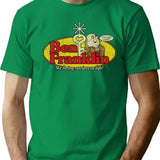 Benjamin Franklin Ben Franklin 1927 T-Shirt - Retro Graphic Tee for Men & Women - Green