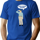 Benny Hill T-Shirt - Retro Graphic Tee for Men & Women - Blue