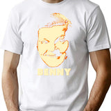 Benny T-Shirt - Retro Graphic Tee for Men & Women - White