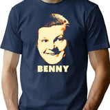 Benny T-Shirt - Retro Graphic Tee for Men & Women - Navy