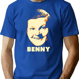 Benny T-Shirt - Retro Graphic Tee for Men & Women - Blue