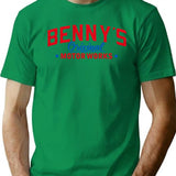 Benny's Original Motorworks Chop Shop Custom Car Mechanic Logo From Los Santos San Andreas T-Shirt - Green
