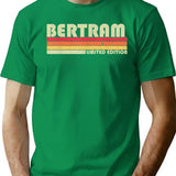 Bertram Gift Name Personalized Funny Retro Vintage Birthday T-Shirt - Green
