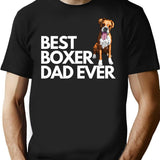 Best Boxer Dad Ever Quote Funny Boxer Dad Saying T-Shirt - Black