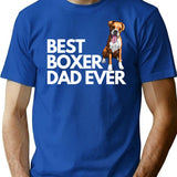 Best Boxer Dad Ever Quote Funny Boxer Dad Saying T-Shirt - Blue