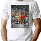 Best Duel Legends T-Shirt - Retro Graphic Tee for Men & Women - White