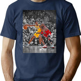 Best Duel Legends T-Shirt - Retro Graphic Tee for Men & Women - Navy