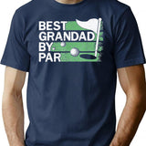 Best Grandad By Par Golf Lovers Clothes Father's Day S T-Shirt - Navy