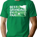 Best Grandad By Par Golf Lovers Clothes Father's Day S T-Shirt - Green