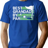 Best Grandad By Par Golf Lovers Clothes Father's Day S T-Shirt - Blue
