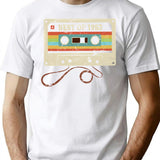 Best Of 1983 42 Year Old Funny Vintage Cassette T-shirt 42nd Birthday Gift For Men Women (1) - White