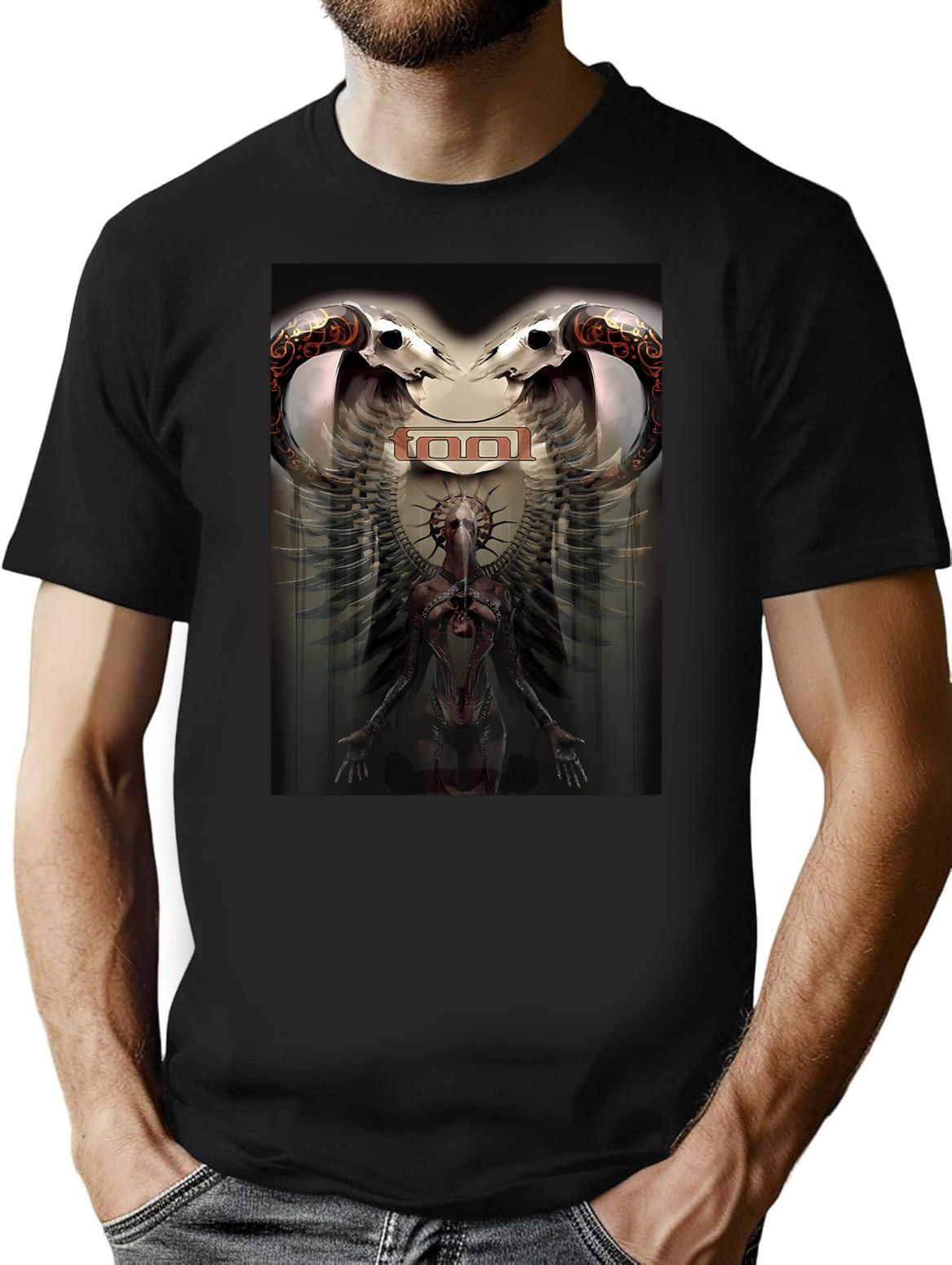 Best Toolband Album T-Shirt - Retro Graphic Tee for Men & Women - Black