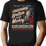 Better Call Mickey Worn Dks T-Shirt for Men & Women, T-Shirts Graphic Tee - Black