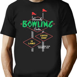 Beverly Bowl - Montebello Ca - Vintage Bowling Alley T-Shirt - Black