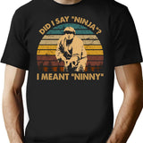Beverly Hills Design Ninja Film - Did I Say Ninja T-Shirt - Black