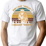 Beverly Hills Design Ninja Film - Did I Say Ninja T-Shirt - White