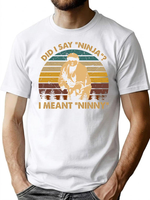 Beverly Hills Design Ninja Film - Did I Say Ninja T-Shirt - White
