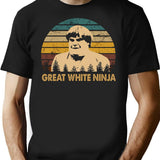 Beverly Hills Design Ninja Film - Great White Ninja T-Shirt - Black