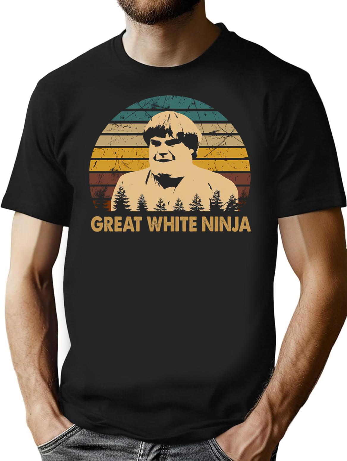Beverly Hills Design Ninja Film - Great White Ninja T-Shirt - Black