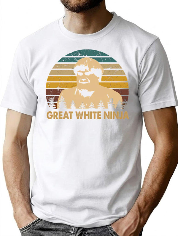 Beverly Hills Design Ninja Film - Great White Ninja T-Shirt - White