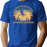 Beverly Hills Design Ninja Film - I Am One With The Universe T-Shirt - Blue