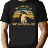 Beverly Hills Design Ninja Film - Who Shot The Couch T-Shirt - Black
