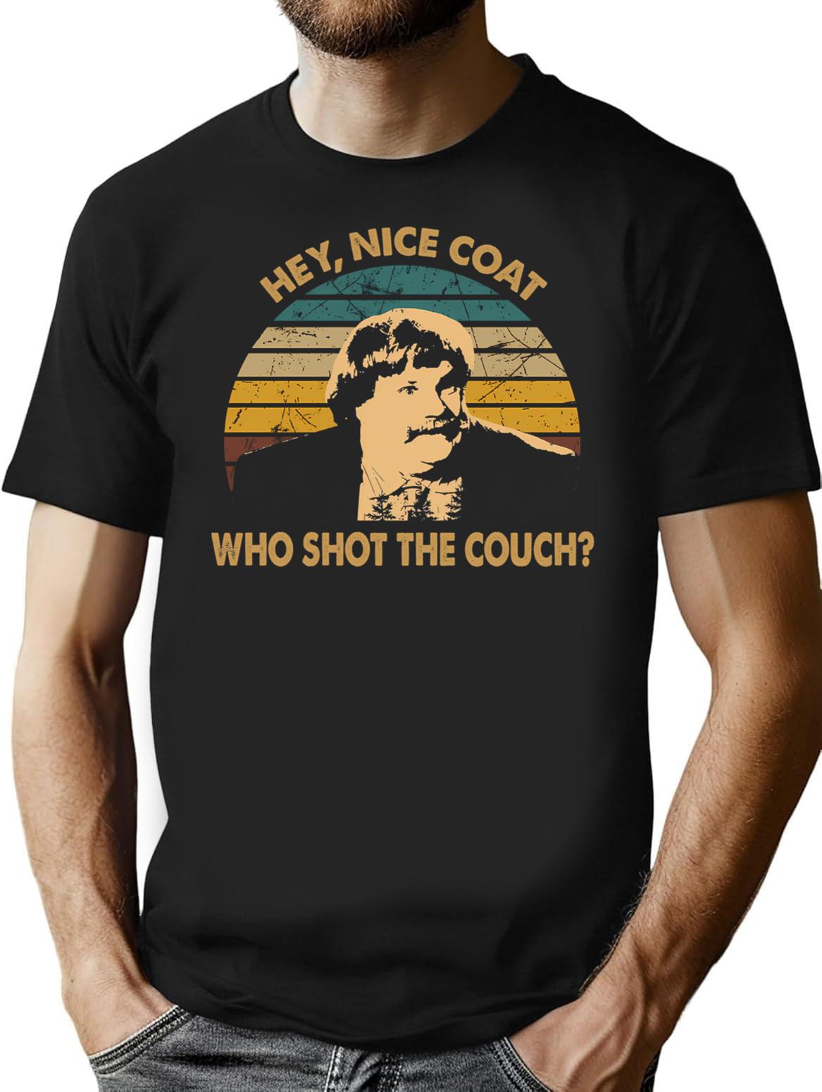 Beverly Hills Design Ninja Film - Who Shot The Couch T-Shirt - Black