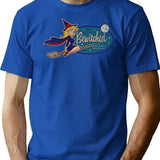 Bewitched Oval Vintage Worn Ii T-Shirt for Men & Women, T-Shirts Graphic Tee - Blue