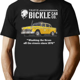 Bickle Cab Company Taxi Driver T-Shirt for Men & Women, T-Shirts Graphic Tee - Black