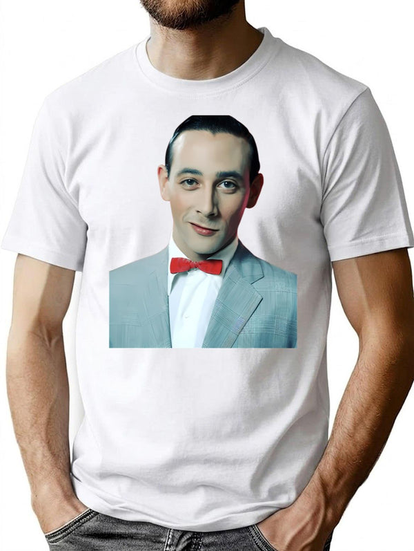 Big Adventure Nostalgia Peewee Herman Fan Art T-Shirt - White