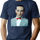 Big Adventure Nostalgia Peewee Herman Fan Art T-Shirt - Navy