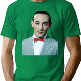 Big Adventure Nostalgia Peewee Herman Fan Art T-Shirt - Green