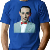 Big Adventure Nostalgia Peewee Herman Fan Art T-Shirt - Blue