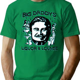 Big Daddys Liquor And Lounge Vintage Graphic T-Shirt - Green