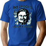 Big Daddys Liquor And Lounge Vintage Graphic T-Shirt - Blue