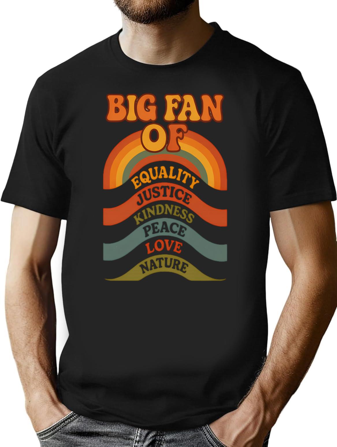 Big Fan Of T-Shirt - Retro Graphic Tee for Men & Women - Black