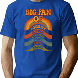 Big Fan Of T-Shirt - Retro Graphic Tee for Men & Women - Blue