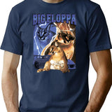 Big Floppa Vintage Rap T-Shirt - Retro Graphic Casual Tee - Navy