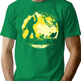 Big Foot No Worries Hakuna Matata T-Shirt for Men & Women, T-Shirts Graphic Tee - Green
