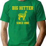 Big Hitter The Lama 80s Retro Movies T-Shirt - Green