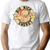 Big Nick Energy T-Shirt - Retro Graphic Tee for Men & Women - White