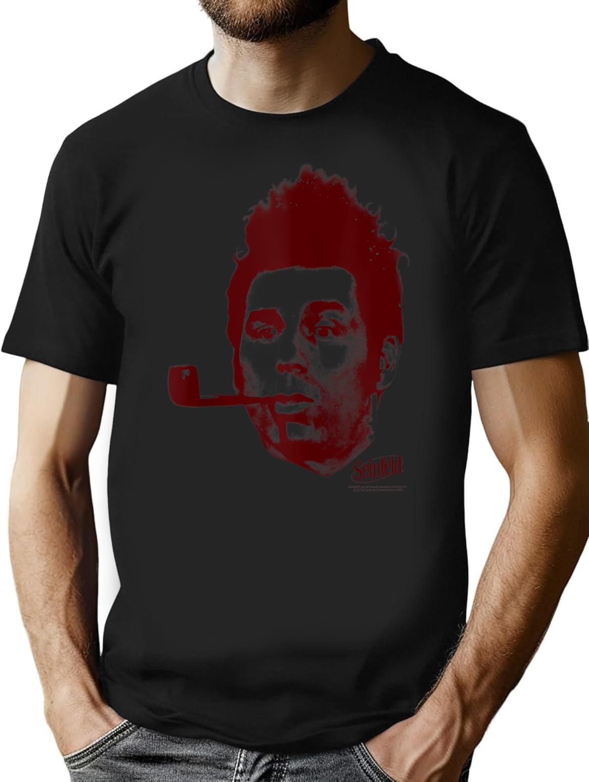 Big Pipe Face T-Shirt - Retro Graphic Tee for Men & Women - Black