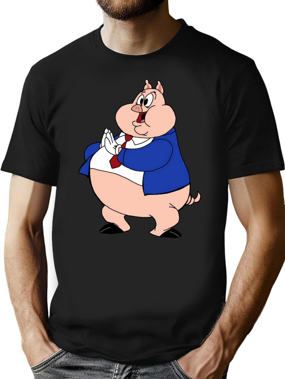 Big Piq T-Shirt - Retro Graphic Tee for Men & Women - Black